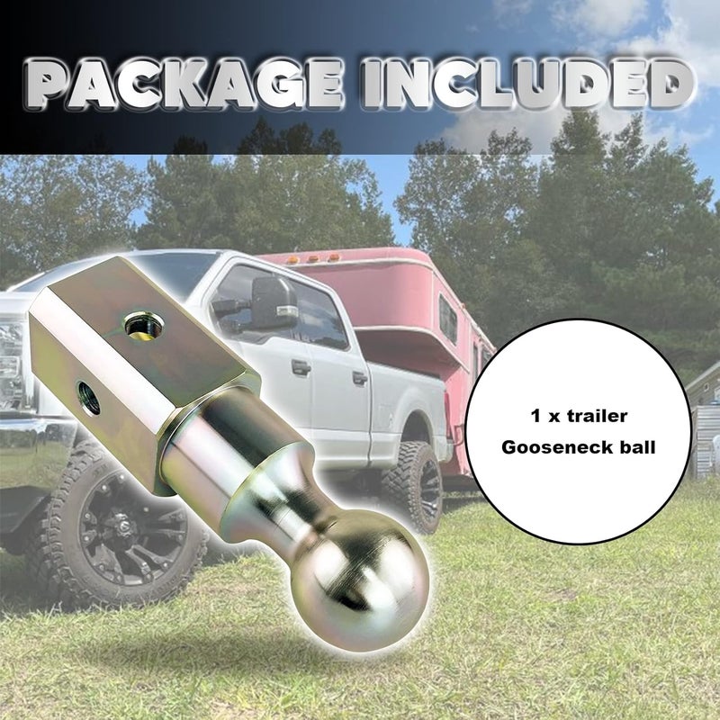 VONLX Gooseneck Hitch Ball 2-5/16" Gooseneck Hitch Replacement Ball Maximum Load Capacity 30,000 lbs Trailer Hitches Hi-Rise Ball - Image 4